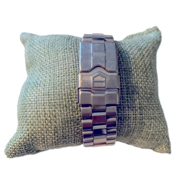 🌸Vintage Tag Heuer 38mm Professional 200M Silver Stainless Band w/ Blue Face - Picture 2 of 7